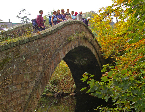 New Bridge over the River Nidd near Birstwith/photo by Arnold Underwood/Oct 2007